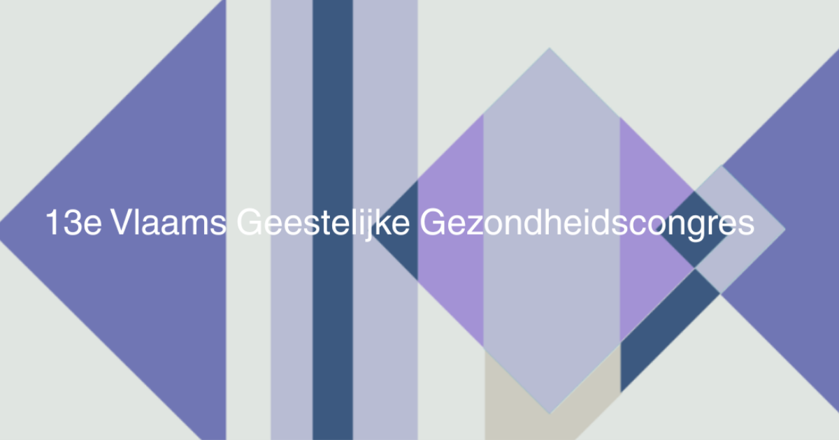 banner 13e Vlaams ggz-congres