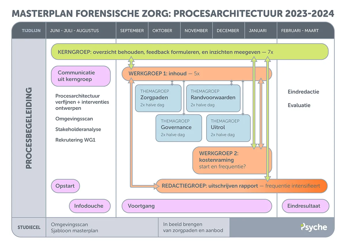 Masterplan Forensische Gezondheidszorg: Procesarchitectuur 2023-2024